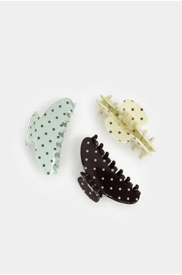 Claw Clip 3-Pack in Multi