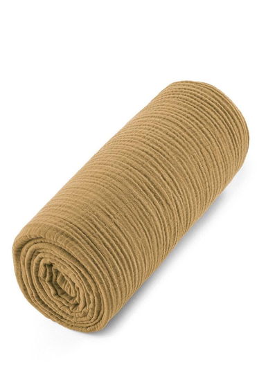 Yafa 100% Organic Cotton Muslin 200 Thread Count Fitted Sheet