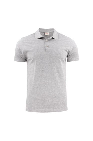 Printer Mens Surf Light RSX Melange Polo Shirt - Grey Melange