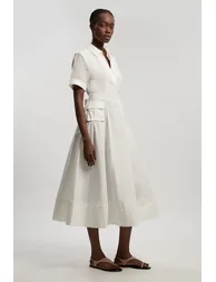 فستان ماكسي قطن شفاف