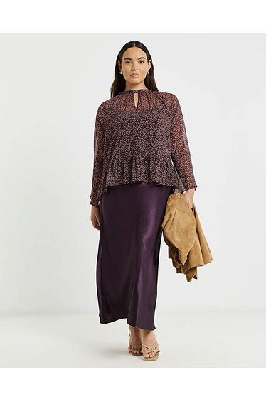 Satin Maxi Skirt
