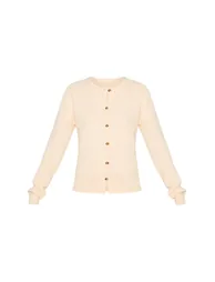Cream Knitted Cardigan - 4