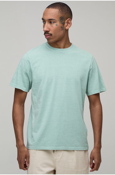 Regular Coca Cola Tennis License Print T-shirt - sage
