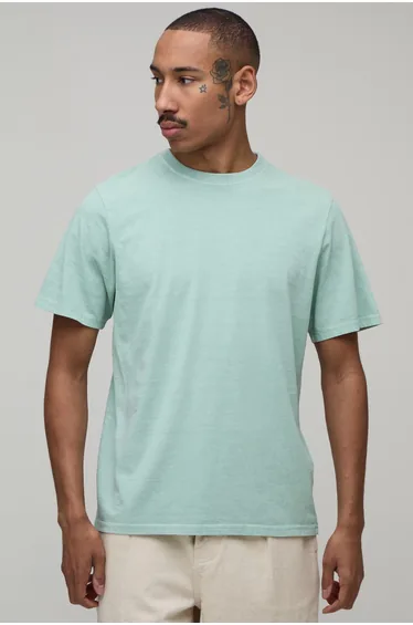 Regular Coca Cola Tennis License Print T-shirt - sage