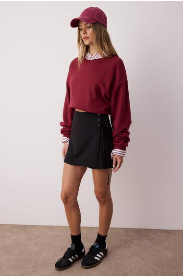 Shorts - Black - High Waist