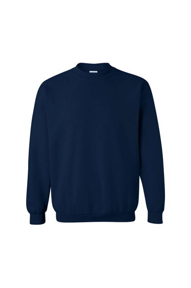 Gildan Childrens Unisex Heavy Blend Crewneck Sweatshirt (Pack Of 2) - Navy