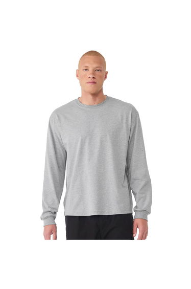 Bella + Canvas Heavyweight Boxy Long-Sleeved T-Shirt - Athletic Heather