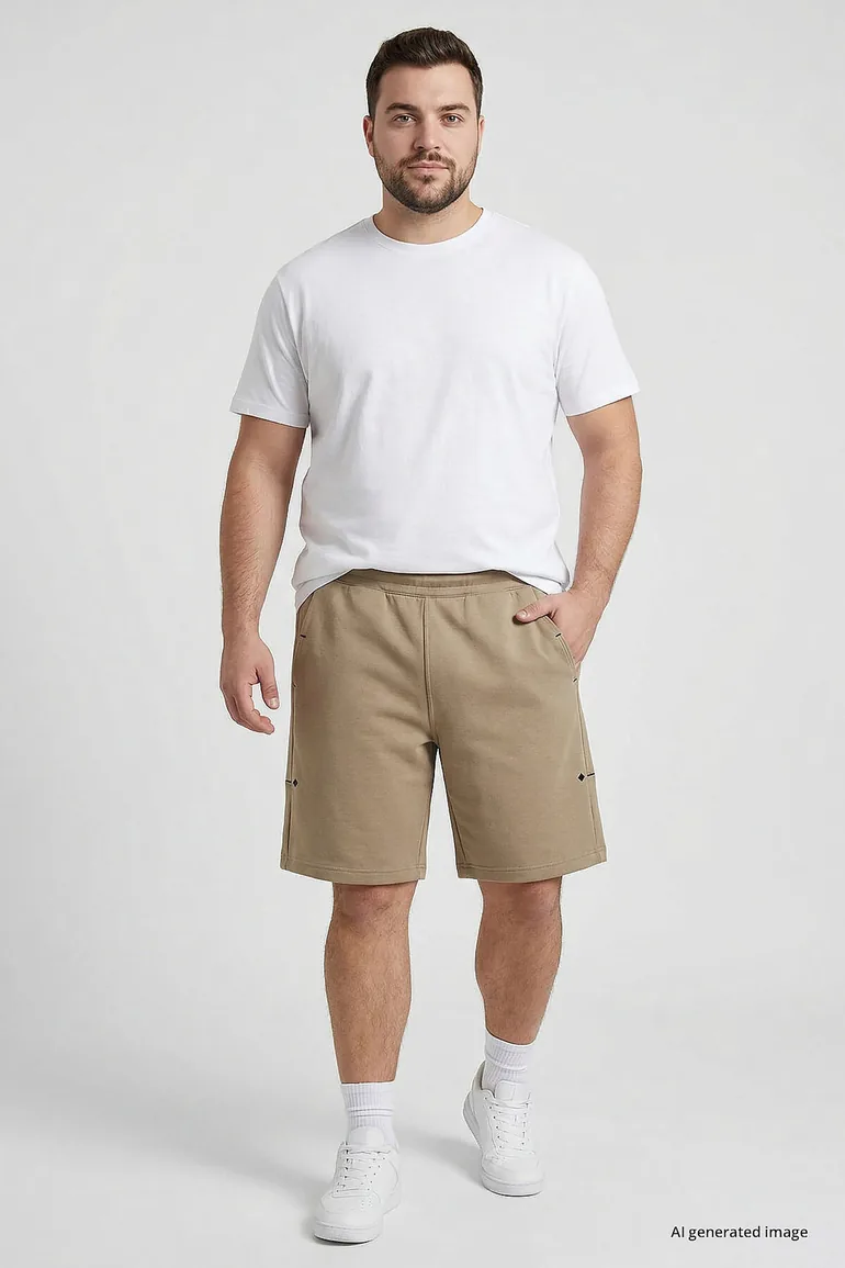 TOMMY Men's Cotton-Polyester Shorts