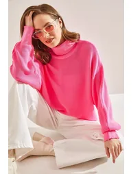 Women's Turtleneck Knitwear Sweater - 2