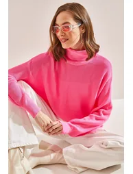 Women's Turtleneck Knitwear Sweater - 5