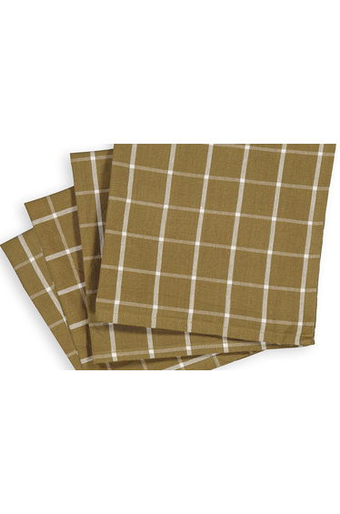 Set of 4 Hortense Washed Cotton Napkins