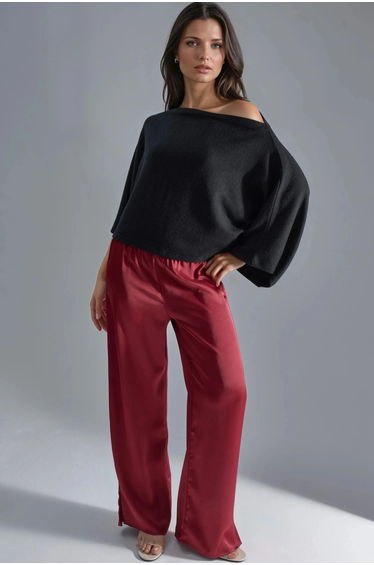 BUSEM Loose Fit Knit Blouse