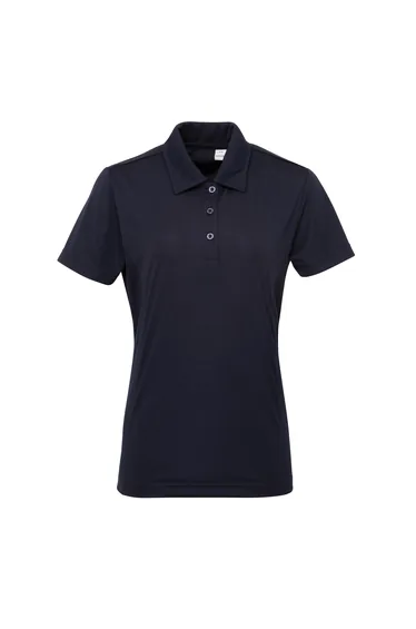 Tri Dri Womens/Ladies Panelled Short Sleeve Polo Shirt - French Navy