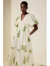 فستان جاردان فو  متعدد الالوان بطبعة أزهار - 6