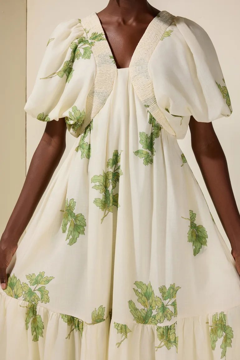 فستان جاردان فو  متعدد الالوان بطبعة أزهار - 5