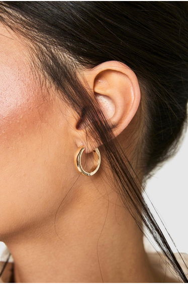 3 Pack Gold Hoop Earrings