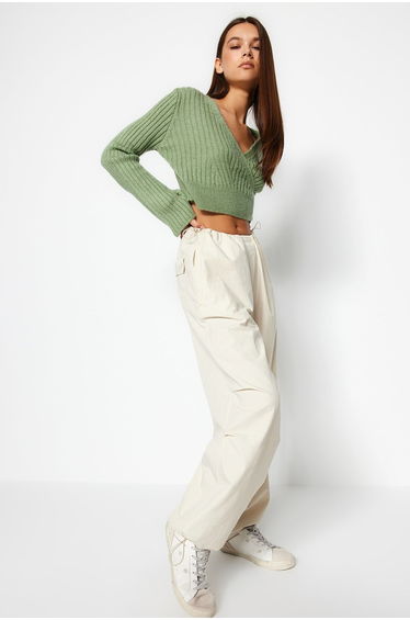 Sweater - Green - Slim fit