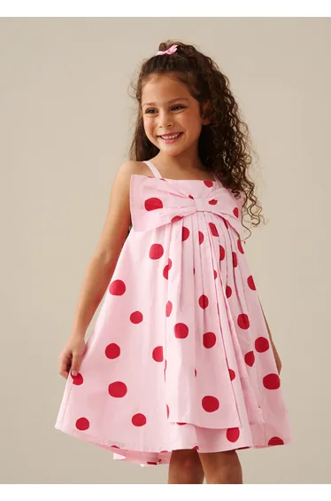 Spot Bow Dress
