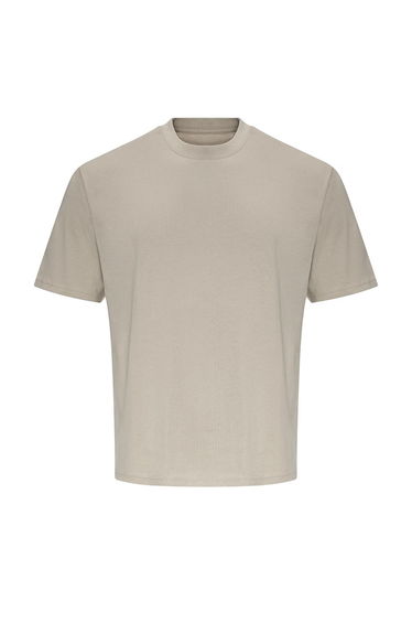 Awdis Mens Heavyweight Boxy T-Shirt - Natural Stone