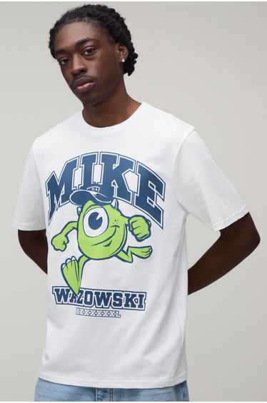 Regular Monsters Inc. License Print T-shirt - white