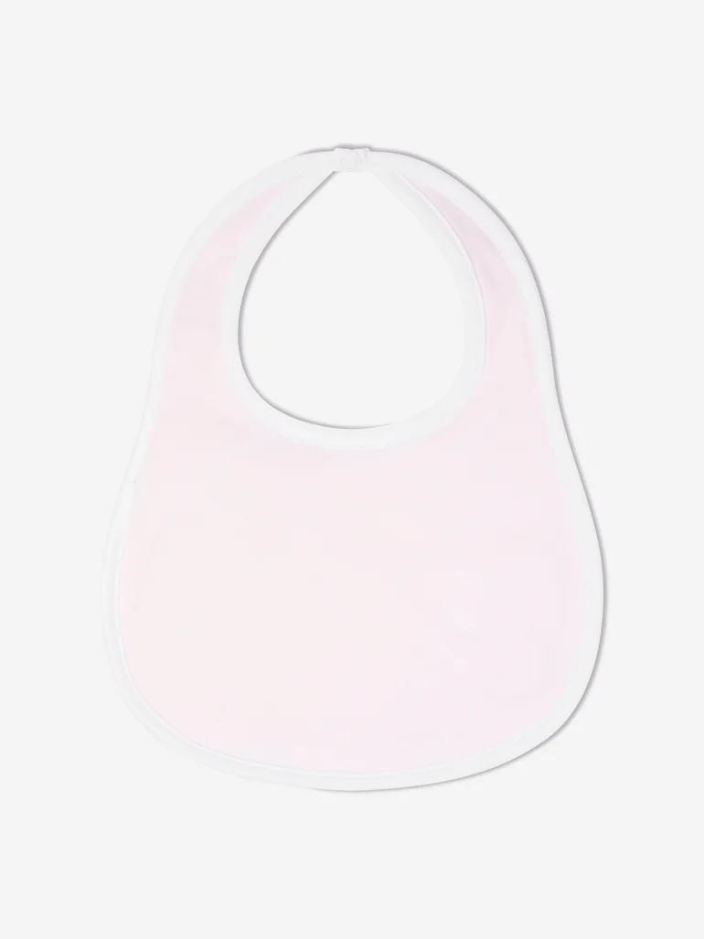 Baby Girls Pima Cotton Bib in Pink