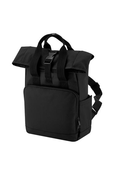 Bagbase Mini Recycled Twin Handle Backpack - Black