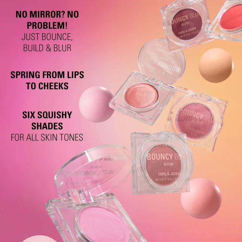 Revolution Bouncy Blur Blush Blurry Rose - 5