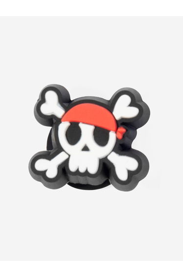 Kids Tiny Pirate Skull Jibbitz™ Charm in White