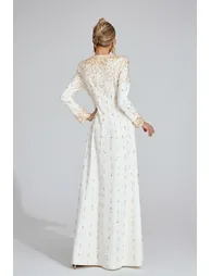 Tanith White Diamond Maxi Dress - 6
