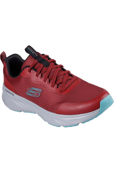 Skechers Mens Edgeride Rekze Trainers - Burgundy/Grey