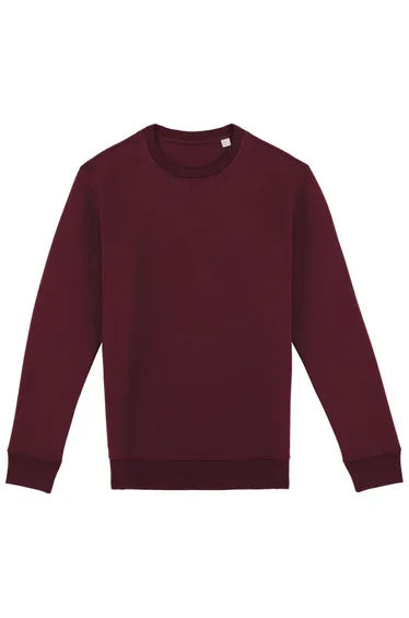 Native Spirit Unisex Adult Crew Neck Sweatshirt - Dark Cherry
