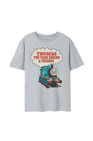 Thomas And Friends Mens Vintage T-Shirt - Grey Marl