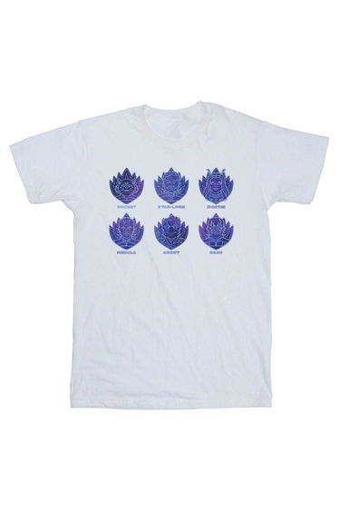 Guardians Of The Galaxy Volume 3 Boys Badge Cotton T-Shirt - White