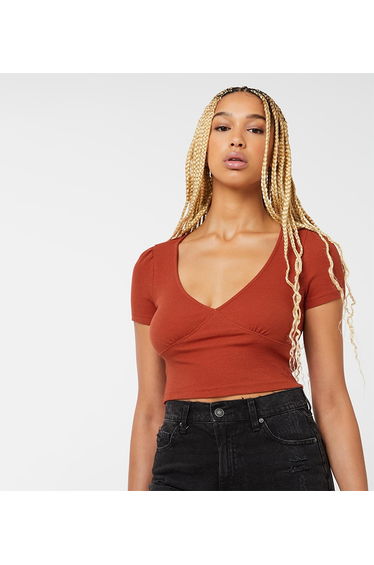Ardene ultra crop bustier top