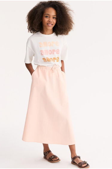 Cotton/Linen Maxi Skirt