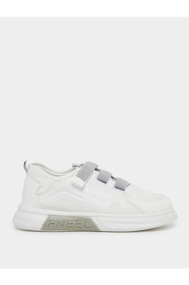 Contrast Hook and Loop Closure Sneaker