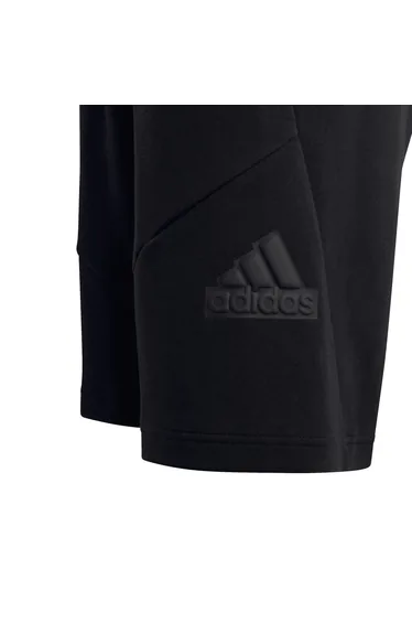 Boy's adidas Juniors Future Icon Logo Shorts in Black