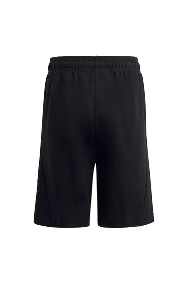 Boy's adidas Juniors Future Icon Logo Shorts in Black