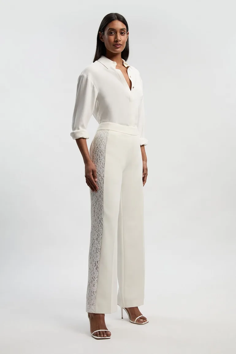 بنطلون كارين ميلين بقصة عريضة - 1