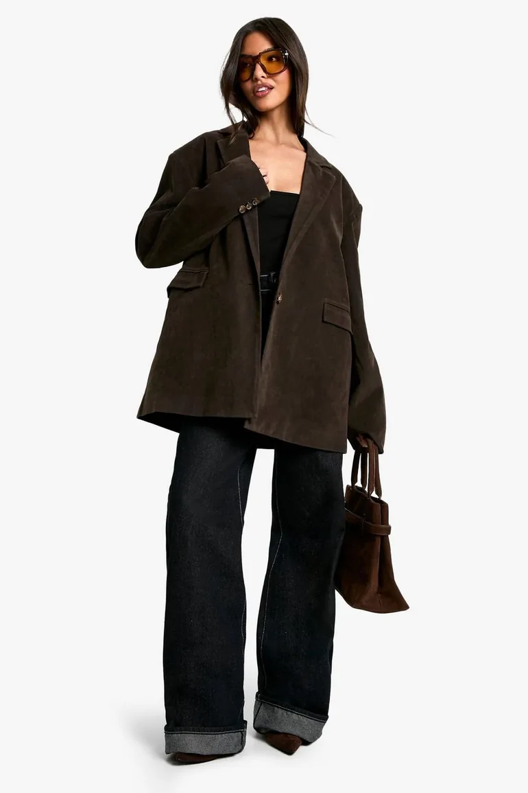 بليزر بني بأررار و جيوب - 2