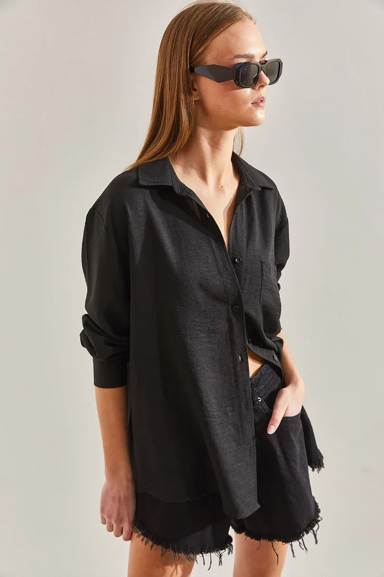 Women's Single Pocket Shirt - 7