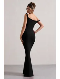 فستان ماكسي بتصميم ملتف - 1