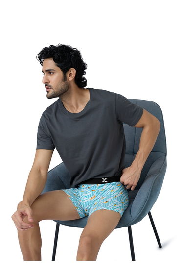Pack of 2 - Men Surf Cotton Printed Trunks