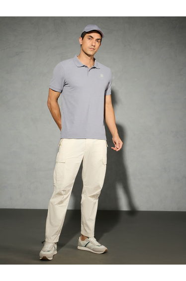 Jacquard Slim Fit Polo