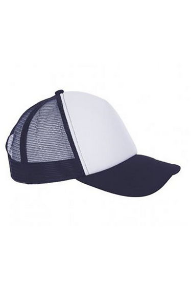 SOLS Unisex Bubble Contrast Cap - White/French Navy