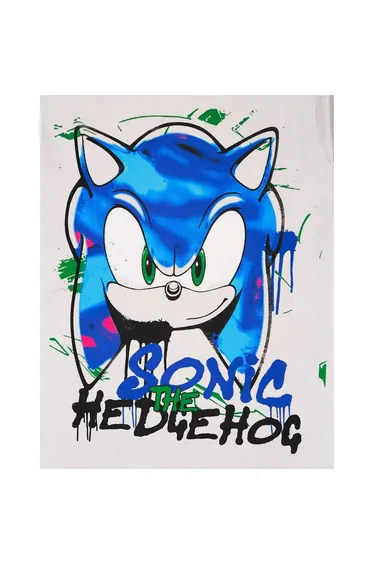 تيشيرت ولادي بأكمام طويلة بطبعة غرافيتي