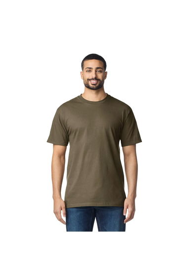 Gildan Unisex Adult Plain T-Shirt - Olive