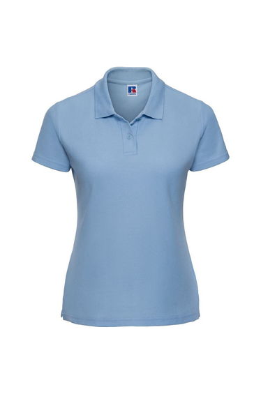 Russell Womens/Ladies Classic Plain Polycotton Polo Shirt - Sky Blue
