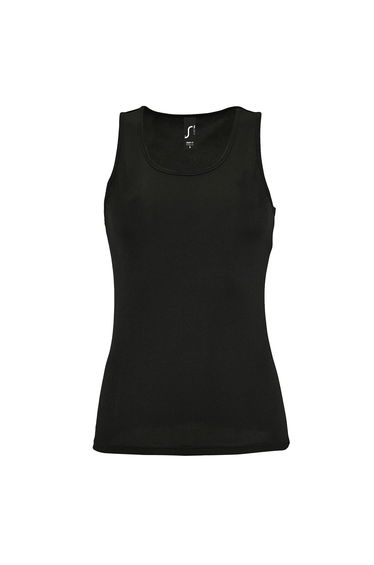 SOLS Womens/Ladies Sporty Performance Sleeveless Tank Top - Black