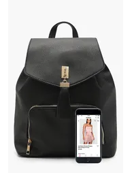 Fringe Tassel Rucksack - black - 3